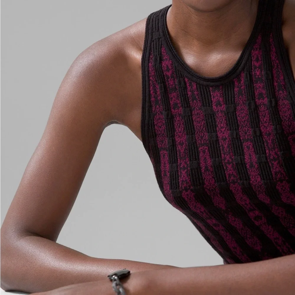 ⭐️NEW⭐️White House Black Market (WHBM) Sleeveless Python-Print Sweater Dress - Picture 5 of 13